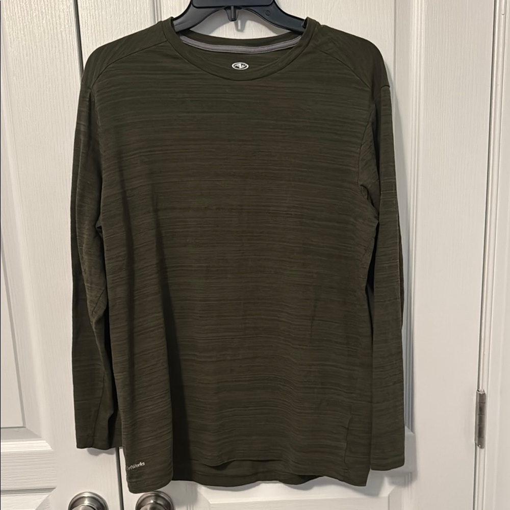Men’s Medium Long Sleeve Crew Shirt - Olive